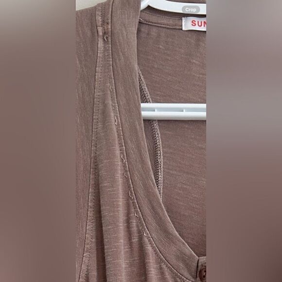 Sundry by Anthropologie Tan Sleeveless Romper - Picture 11 of 11